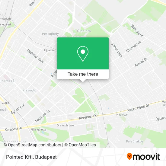 Pointed Kft. map