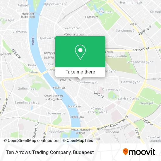 Ten Arrows Trading Company map