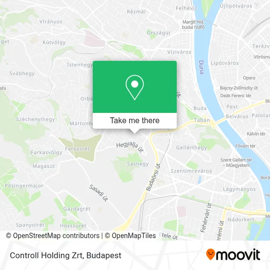 Controll Holding Zrt map