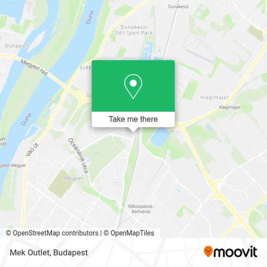 Mek Outlet map