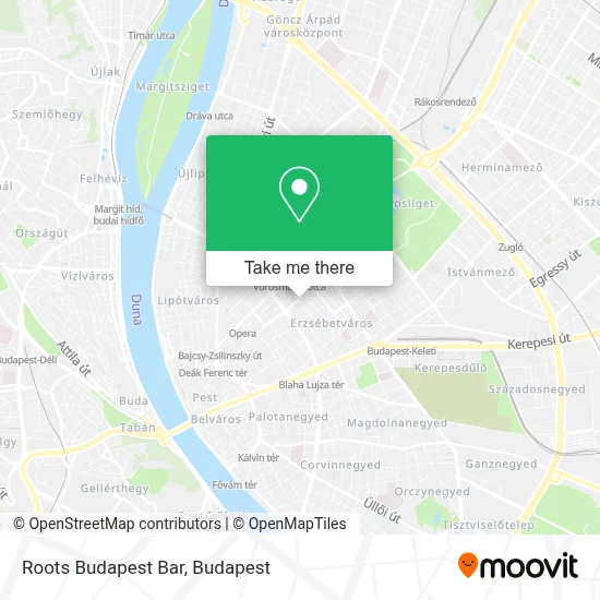 Roots Budapest Bar map