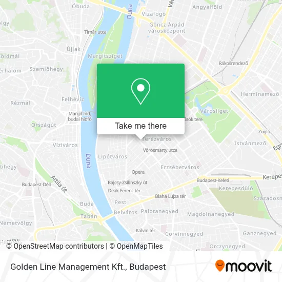 Golden Line Management Kft. map