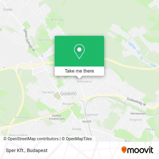 Sper Kft. map