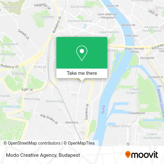 Modo Creative Agency map