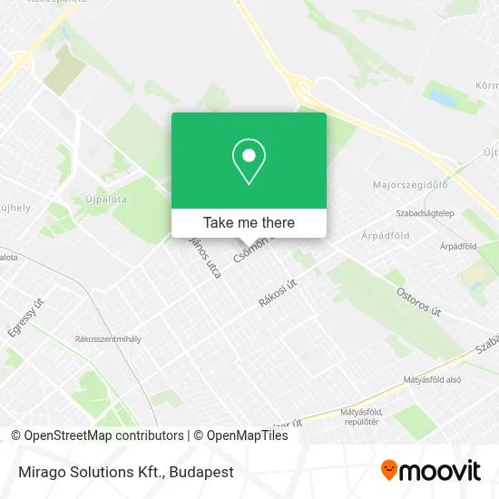 Mirago Solutions Kft. map