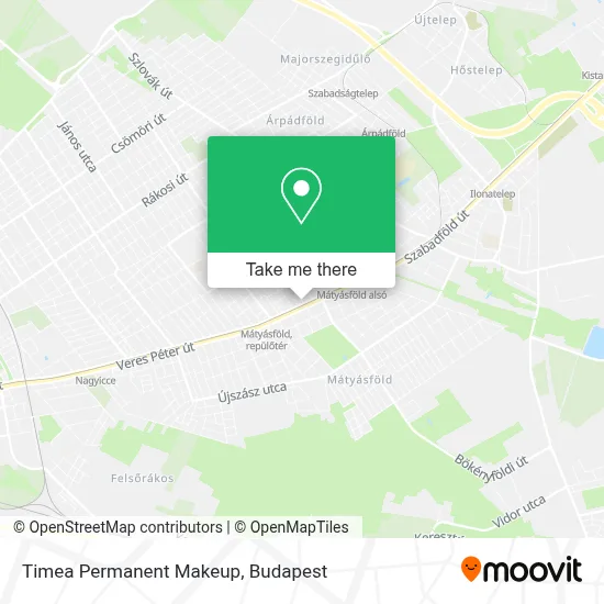 Timea Permanent Makeup map