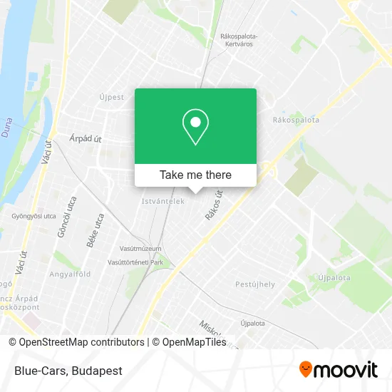 Blue-Cars map