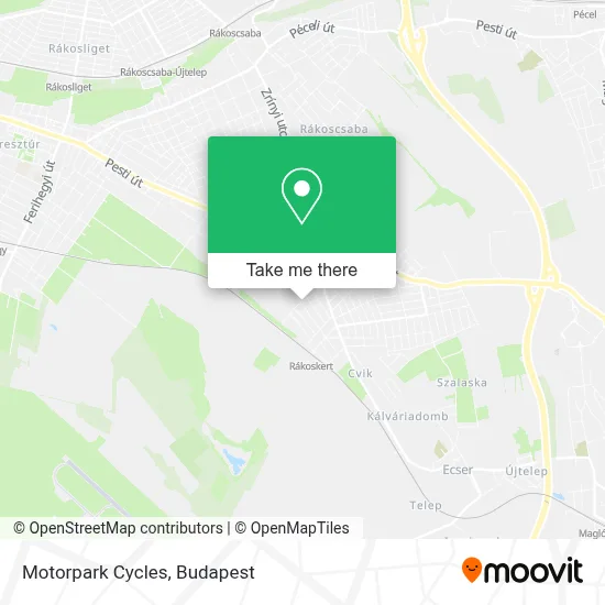 Motorpark Cycles map