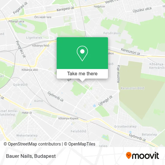 Bauer Nails map
