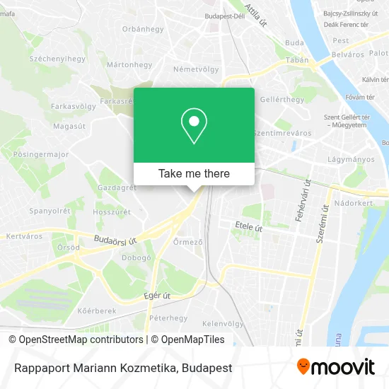 Rappaport Mariann Kozmetika map
