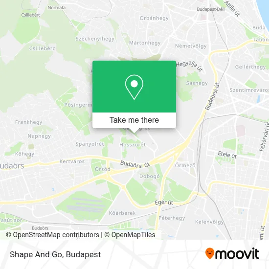 Shape And Go map