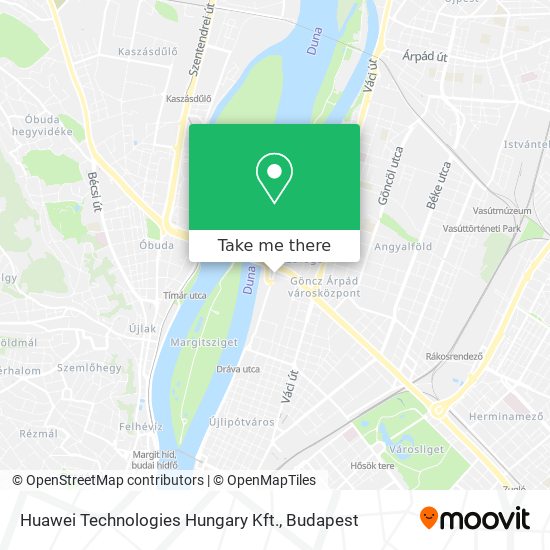 Huawei Technologies Hungary Kft. map