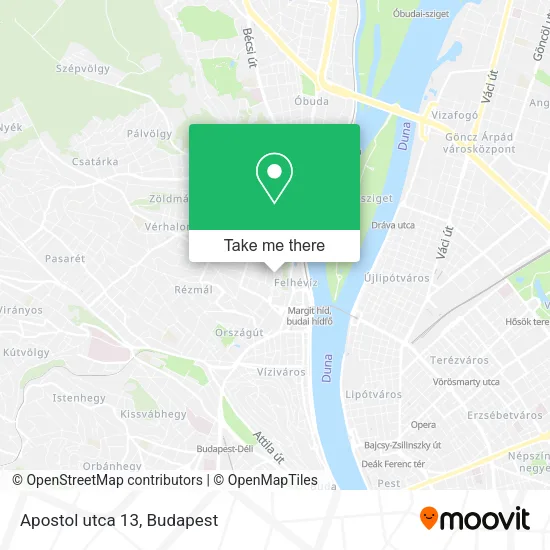 Apostol utca 13 map