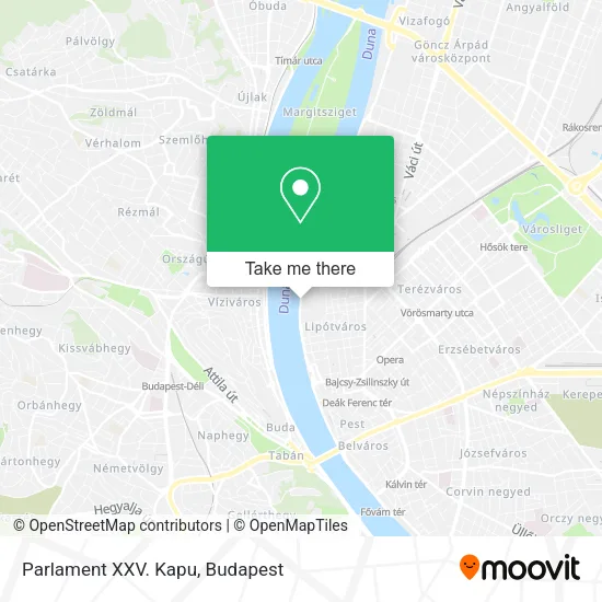 Parlament XXV. Kapu map