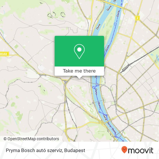 Pryma Bosch autó szervíz map