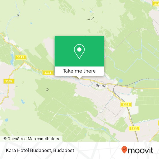 Kara Hotel Budapest map