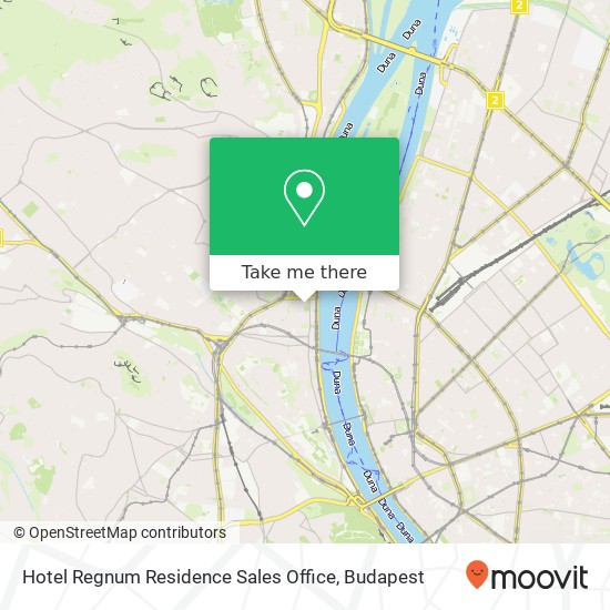 Hotel Regnum Residence Sales Office map