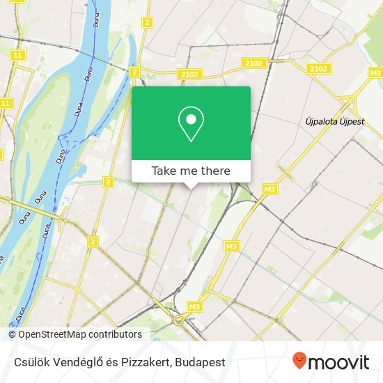 Csülök Vendéglő és Pizzakert map