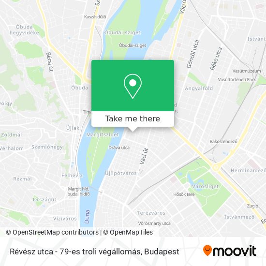 Révész utca - 79-es troli végállomás map
