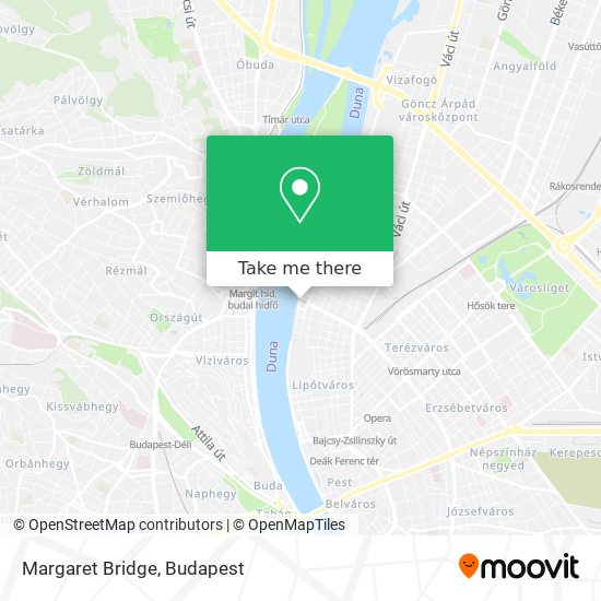 Margaret Bridge map