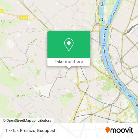 Tik-Tak Presszó map
