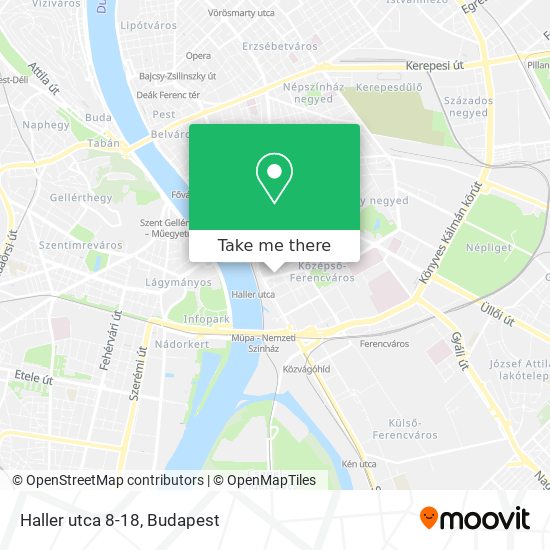 Haller utca 8-18 map