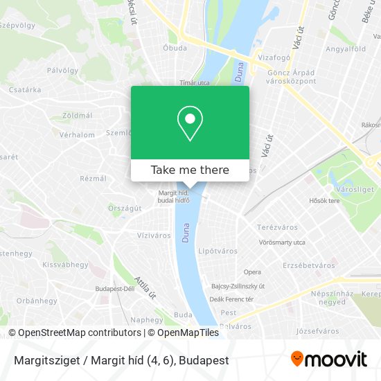 Margitsziget / Margit híd (4, 6) map