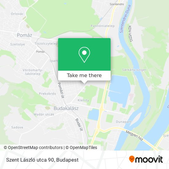 Szent László utca 90 map