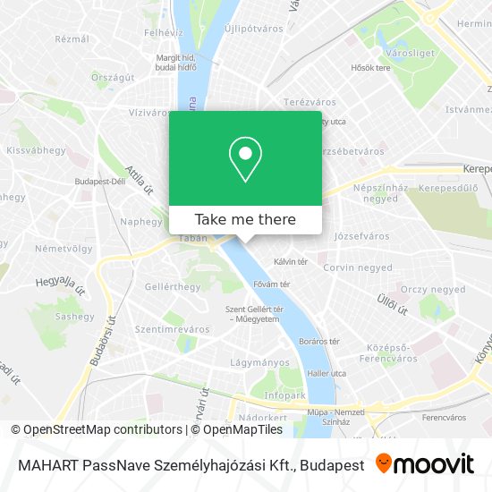 MAHART PassNave Személyhajózási Kft. map