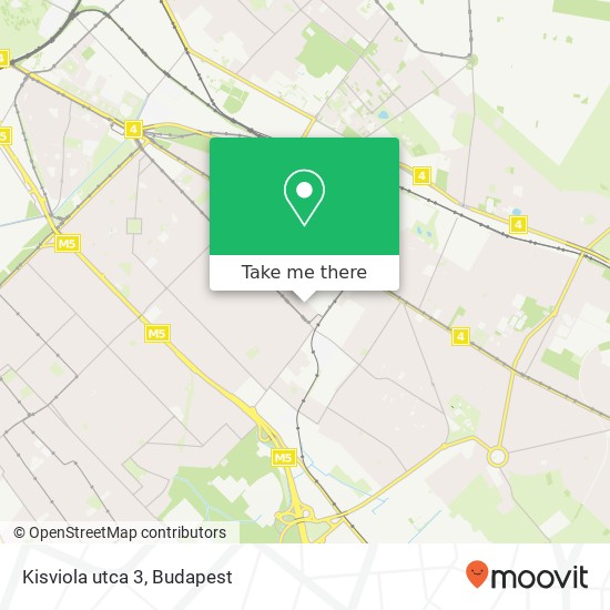 Kisviola utca 3 map