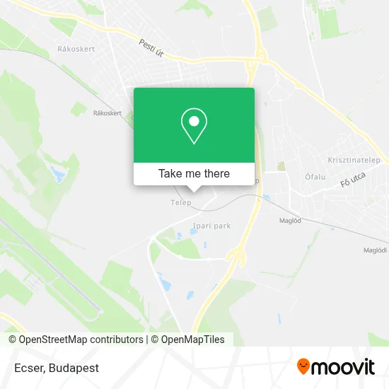 Ecser map