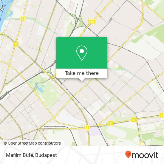 Mafilm Büfé map