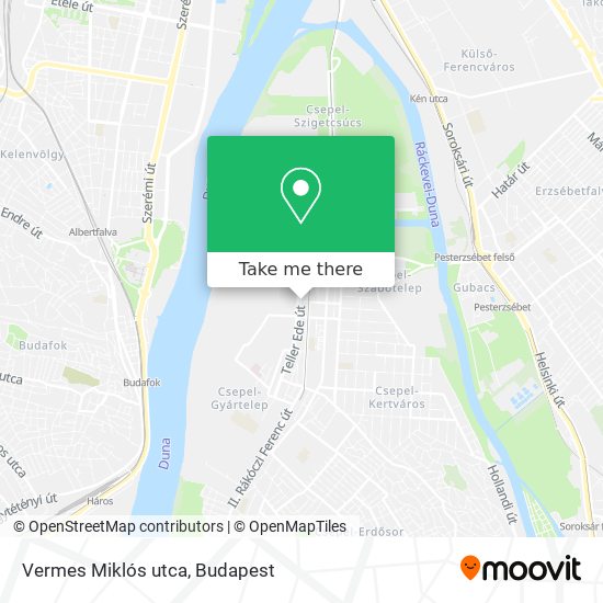 Vermes Miklós utca map