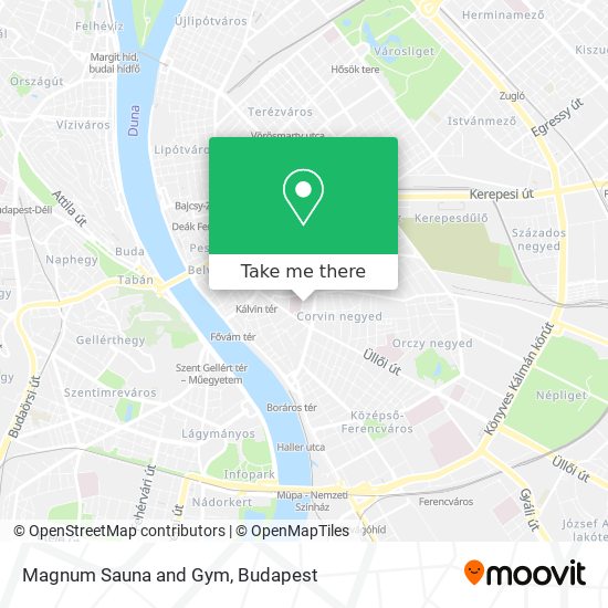 Magnum Sauna and Gym map