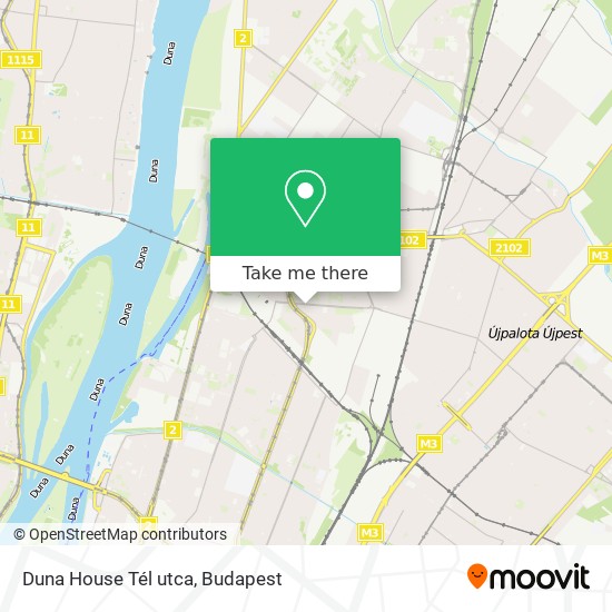 Duna House Tél utca map