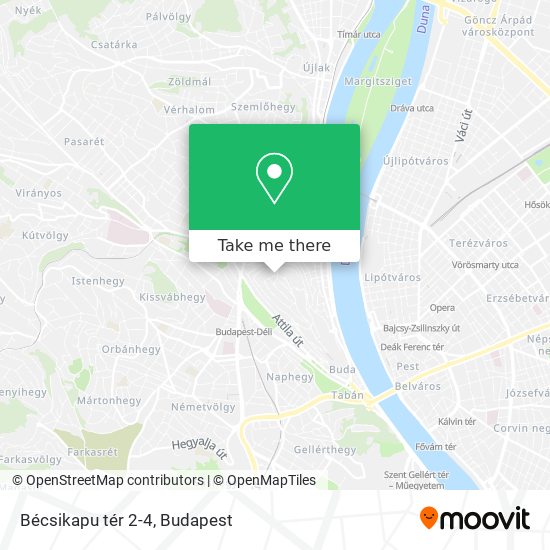 Bécsikapu tér 2-4 map