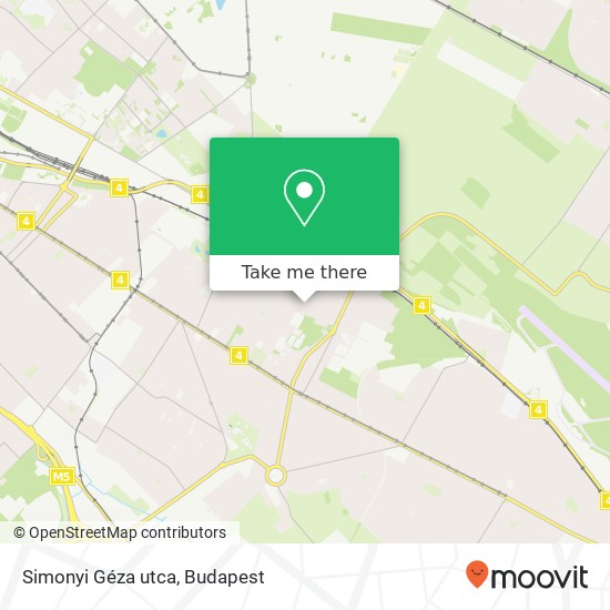 Simonyi Géza utca map