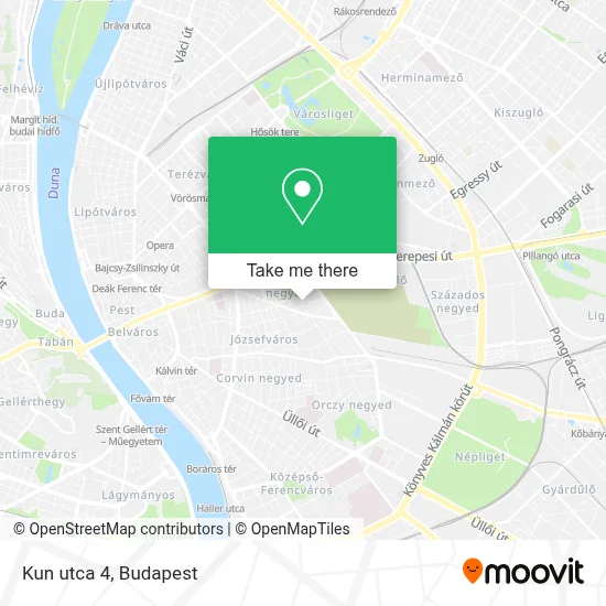 Kun utca 4 map