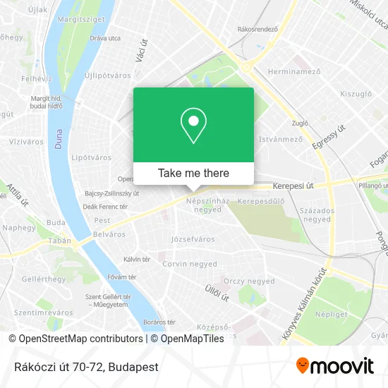Rákóczi út 70-72 map