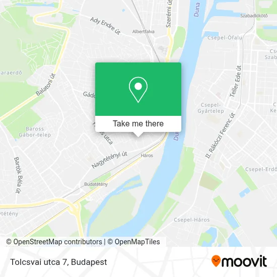 Tolcsvai utca 7 map