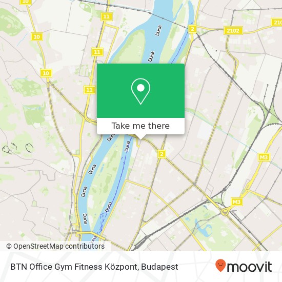 BTN Office Gym Fitness Központ map