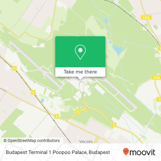 Budapest Terminal 1 Poopoo Palace map