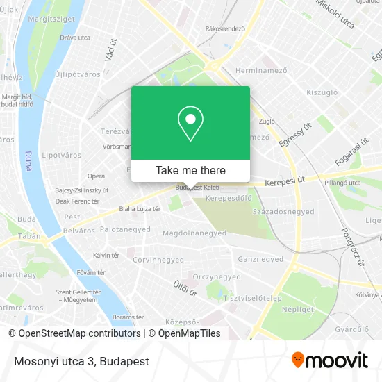 Mosonyi utca 3 map