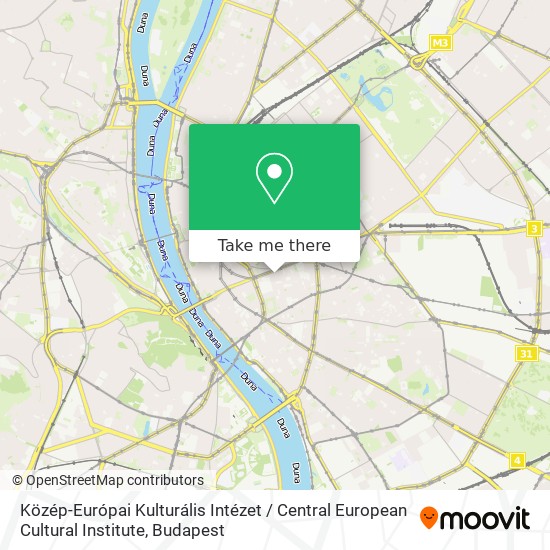 Közép-Európai Kulturális Intézet / Central European Cultural Institute map