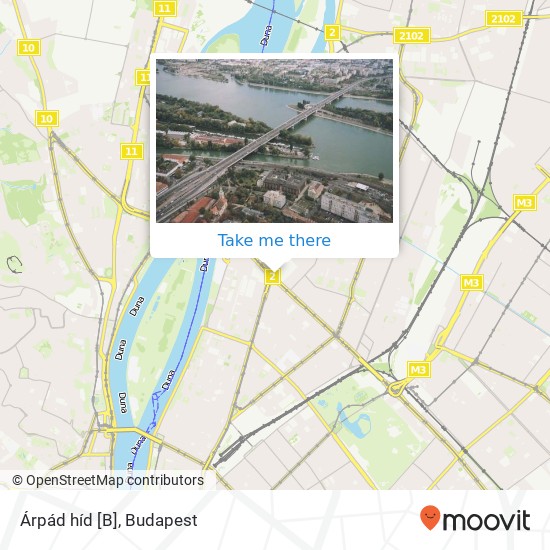 Árpád híd [B] map