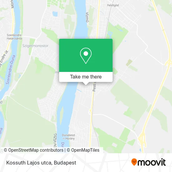 Kossuth Lajos utca map