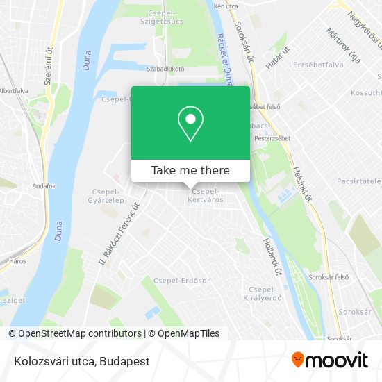 Kolozsvári utca map