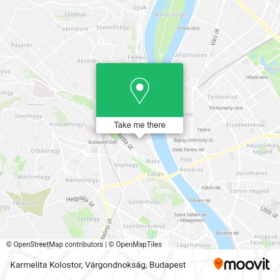 Karmelita Kolostor, Várgondnokság map