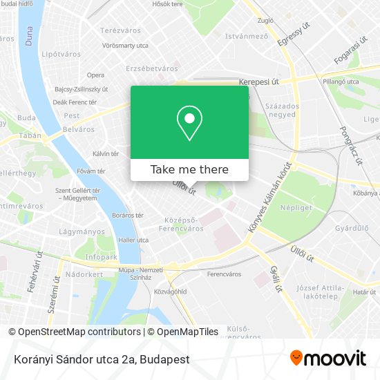 Korányi Sándor utca 2a map
