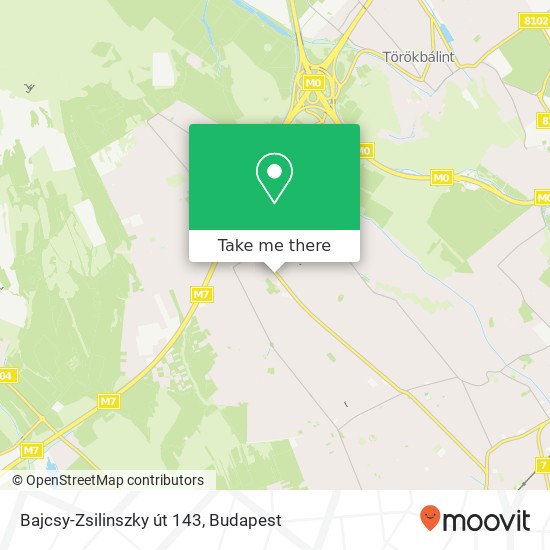 Bajcsy-Zsilinszky út 143 map